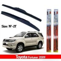 ราคา [Tiktok] ที่ปัดน้ำฝน ใบปัดน้ำฝน ซิลิโคน ตรงรุ่น Toyota Fortuner 2009 ไซส์ 19-21 ยี่ห้อ Diamond กล่อง (1731467502524466954)