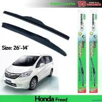 ราคา rescue258 ความคงทน ที่ปัดน้ำฝน ใบปัดน้ำฝน ซิลิโคน ตรงรุ่น Honda Freed ไซส์ 26-14 ยี่ห้อ Diamond กล่องเขียว รถ มอเตอร์ไซค์ ลูก ยาง โช๊คหลัง ดีแม็ก รถยนต์ (1730902970763610324)