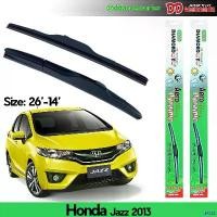 ราคา tetralshop คุณภาพรับประกันได้ ที่ปัดน้ำฝน ใบปัดน้ำฝน ซิลิโคน ตรงรุ่น Honda Jazz 2014-2020 Gk ไซส์ 26-14 ยี่ห้อ Diamond กล่องเขียว มอเตอร์ไซค์ รถยนต์ (1730897662250879126)
