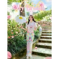 ราคา Maria Diamond เซ็ต 2 ชิ้น Catch my breath set เอี๊ยมหัวใจ + เสื้อเชิ้ตแขนตุ๊กตา พิมพ์ลายดอกกุหลาย มีซับใน ระบายอากาศ ทรงน่ารัก (1729824091450869951)