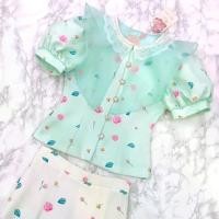 ราคา Maria Diamond สีเขียว Morakot Thai Jitrada Dress ชุดไทยจิตรดาประยุกต์สีเขียวมรกตพาสเทล เสื้อกระดุมหน้าแต่งปกออแกนดี้ + กระโปรงทบหน้า มีซับใน (1730121846947481791)