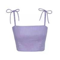 ราคา CALLA CREATIV Karem Tank - Purple เสื้อครอปสายเดี่ยว สีม่วง (Calla Iris) (1731201036937889617)