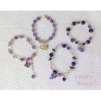 ราคา สร้อยหินแท้ purple jasper แต่งจี้นำโชค (1731614053411488835)