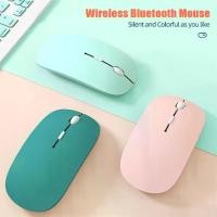 ราคา เมาส์บลูทูธไร้สายสำหรับ iPad Samsung Huawei Lenovo Android Windows แท็บเล็ต แบตเตอรี่ โน๊ตบุ๊ค คอมพิวเตอร์ #439760 (1729578594191181918)