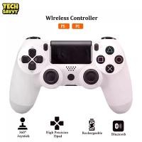 ราคา [COD] TechSavvy จอยสติ๊ก ตัวควบคุมเกม จอยสติ๊กเกม จอยเกมส์ Wireless Bluetooth For P4/PC/IOS/Android/JOY XBOX Windows 10 Game Controller (1731861792788088585)