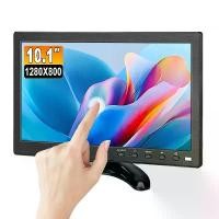 ราคา PC จอภาพ 10.1 นิ้ว, หน้าจอสัมผัส, 1280x800, จอภาพเพิ่มเติมสำหรับเล่นเกม, เข้ากันได้กับ Raspberry Pi, PS3, PS4, XBOX360, กล้องวงจรปิด, มาพร้อม VGA, HDMI, BNC, USB (1731901889783759949)