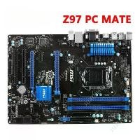 ราคา เมนบอร์ดเดสก์ท็อป MSI Z97 PC MATE, ใหม่, Z97 GAMING3 DDR3 LGA 1150, 32GB, USB3.0, Z97 Z97 GAMING 3, ใช้แล้ว (1731932774431228999)