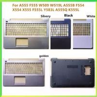 ราคา เคสฝาครอบล่างด้านบนปาล์มเรสสำหรับ ASUS A555 F555 W509 W519L A555B F554 X554 X555 F555L Y583L A555Q K555L เปลือกสวยใหม่ (1731978604966872892)