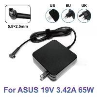 ราคา อะแดปเตอร์ไฟแล็ปท็อป 19V 3.42A 65W 5.5X2.5 มม. AC, ที่ชาร์จ, สำหรับ ASUS F555L, K555, F450L, X301A, X401A, X450, X550C, X550V, W519L, ADP-65DW (1732288883359844470)