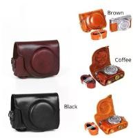 ราคา กระเป๋าถือเคสกล้อง, วัสดุหนัง PU, พร้อมสายรัด, สำหรับ Canon Powershot G9X, G9X II, Mark II, SX700, SX710, SX720, SX730, SX740 (1731519029834778402)