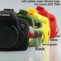 ราคา เคสกล้องยางซิลิโคน สำหรับ Canon 750D T6i เข้ากันได้กับ Canon EOS 750D T6i (1731465397740078882)