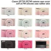 ราคา กระเป๋ากล้องเคสซิลิโคน, SX740, สำหรับ Canon PowerShot SX730 SX740 SX740HS, เคสกล้องยาง, ผิวปก, SX740HS เข้ากันได้ (1731923800291247300)