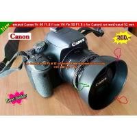 ราคา Hood Canon EF 50 mm F1.8 II หน้าเลนส์ 52mm ( ES-62 ) ฮูดทรงถ้วย และ ทรงดอกไม้ มือ 1 คําแนะนําการขายที่ร้อนแรงในเดือนนี้ (1731271023115733069)