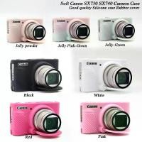 ราคา กระเป๋ากล้องเคสซิลิโคน SX740 นุ่ม, สำหรับ Canon PowerShot SX730 SX740 SX740HS, เคสกล้องยาง, ผิวปก (1731465539356165922)