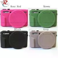 ราคา เคสกล้องยางซิลิโคนนิ่มสำหรับ Canon G7X2, G7Xii, G7X Mark ii, เข้ากันได้กับ Canon G7X2, G7Xii, G7X Mark ii (1731342693821678608)