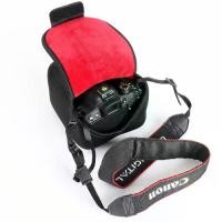 ราคา กระเป๋าใส่กล้องนีโอพรีนแบบนิ่ม วัสดุกำมะหยี่ กันน้ำ เข้ากันได้กับกล้อง Canon EOS 200D Mark II, 250D, 4000D, 3000D, 2000D, 1500D, 1300D, เลนส์ 18-55mm (1730299046636915275)