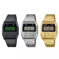 ราคา Casio Standard นาฬิกาข้อมือผู้หญิง สายสแตนเลส รุ่น A1100,A1100B,A1100D,A1100G (A1100B-1,A1100D-1,A1100G-5) (1729662205319678007)