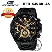 ราคา CASIO Edifice ของแท้ รุ่น EFR-539BK-1A EFR-539BK-1A2 นาฬิกาข้อมือผู้ชาย เหมาะข้อมือใหญ่ ขนาดตัวเรือน 54 มม. จับเวลาแบบโครโนกราฟ พร้อมกันและรับประกัน CMG 1ปี EFR EFR539 (1729958813166439040)