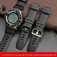 ราคา สายนาฬิกาซิลิโคน, เข้ากันได้กับ Casio PRG-500, 510, 550, 280, 250, PRG-260, 270, 500, PRW-3500, 2500, 5100, สายรัด (1730832711076383070)