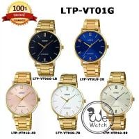 ราคา CASIO ของแท้ รุ่น LTP-VT01G นาฬิกาข้อมือผู้หญิง เรือนสีทอง สายสีทอง ทรงมินิมอล พร้อมกล่อง CMG และ ประกัน CMG 1 ปี LTPVT01 (1729717163558079104)