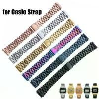 ราคา สายนาฬิกาสแตนเลส, สำหรับ CASIO A158/A159/A168/A169/B650/AQ230/AE500W, สี่เหลี่ยมเล็กคลาสสิก, สีเงินดำ, สำหรับผู้ชาย, สายโลหะ (1730859386542524766)