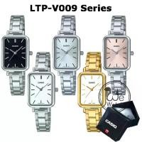 ราคา CASIO ของแท้ รุ่น LTP-V009D LTP-V009G นาฬิกาข้อมือผู้หญิง ทรงสี่เหลี่ยม พร้อมกล่องและประกัน 1 ปี LTPV009 (1729596316954102400)