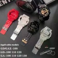 ราคา สายนาฬิกาเคสเคลือบด้าน, การปรับเปลี่ยนชุดเต็ม, เข้ากันได้กับ Casio G-Shock, สำหรับผู้ชายและผู้หญิง, GA-110, ga100, ga120, GA-140, ga150, GD-120 / 100/110, GLS-100/110/120, ชุดซิลิโคน, รวมเครื่องมือ (1