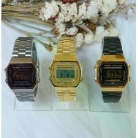 ราคา นาฬิกา Casioแท้ รุ่น A168WG-9W ,A168WEGB-1, A168WGG-1B นาฬิกาดิจิตอล สไตล์วินเทจสุดฮิต ของแท้ 100% ประกันศูนย์ CMG 1 ปี (1729590076680538320)