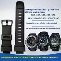 ราคา สายนาฬิกาซิลิโคน เข้ากันได้กับ Casio PROTREK series (PRG260/270, PRW-3500/2500/5100) (1732059762959288937)