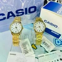 ราคา Casio นาฬิกาข้อมือผู้หญิง สายสแตนเลสทอง รุ่น LTP-V005G-7B TP-V005G-7ฤ กันน้ำ หน้าปัก 29 mm ของแท้ รับประกันศูนย์ CASIO 1 ปี (1732056623333541785)