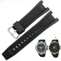 ราคา สายนาฬิกาซิลิโคน, เข้ากันได้กับ G-SHOCK Casio GST-W300G, S130, 400g, B100, ทำจากเรซิน, สายสำรอง (1731389283199059483)
