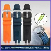 ราคา สายนาฬิกาซิลิโคน เหมาะสำหรับการปีนเขา Casio PROTREK PRW-3000, PRW-3100, PRW-6000, PRW-6100Y, PRG-300 330, สร้อยข้อมือสายรัดผู้ชาย (1731349150916445930)