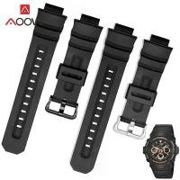 ราคา สายเรซิน, สำหรับ Casio G-SHOCK AW-591 AW-590 AWG-M100 AWG-M101, สร้อยข้อมือสำรองสำหรับผู้ชาย, กันน้ำ, สายรัด 16 มม., อุปกรณ์เสริมนาฬิกา (1732134075837744875)