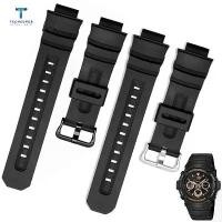 ราคา สายเรซิน, สำหรับ Casio G-SHOCK AW-591 AW-590 AWG-M100 AWG-M101, สร้อยข้อมือสำรองสำหรับผู้ชาย, กันน้ำ, สายรัดข้อมือ 16 มม., อุปกรณ์เสริมนาฬิกา (1732037101754091243)