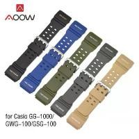 ราคา สายนาฬิกาเรซิน, สำหรับ Casio G-Shock GG-1000, GWG-100, GSG-100, สำหรับผู้ชาย, สไตล์สปอร์ต, กันน้ำ, เปลี่ยนสายรัดข้อมือ, อุปกรณ์เสริมนาฬิกา (1732134067607733995)