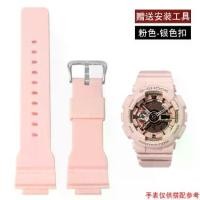 ราคา สายนาฬิกาซิลิโคน เข้ากันได้กับ Casio G-SHOCK สำหรับผู้หญิง GMA-S110/S120/S130/A140 และผู้ชาย ยาง (1732144809249770494)