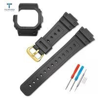 ราคา เคสสายเรซิน 16 มม. สำหรับ Casio G-SHOCK DW5600/5000/5030 และ GWX5600 กรอบซิลิโคนสีดำ เหมาะสำหรับผู้ชายและผู้หญิง สายกีฬา อุปกรณ์เสริมนาฬิกา (1732082115145991915)