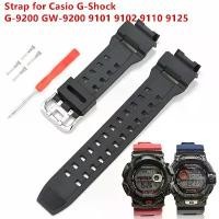 ราคา สายรัดลายพรางสำหรับ Casio G-Shock G-9200 และ GW-9200 9101 9102 9110 9125, สายรัดกีฬานาฬิกา, วัสดุยางเรซิน, กันน้ำ, สร้อยข้อมือสำหรับผู้ชาย (1731685849780685076)