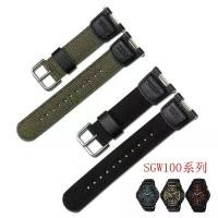 ราคา สายนาฬิกาไนลอน คุณภาพสูง เหมาะสำหรับ Casio G-shock SGW100 GW-3500B/3000B สายรัดกีฬากันน้ำกลางแจ้ง เปลี่ยนนาฬิกาได้ (1731405492081428574)