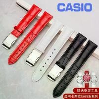 ราคา สายหนัง เหมาะสำหรับ Casio ของแท้และของแท้วัสดุหนังวัว สำหรับผู้หญิง มีขนาด Sheen5012, 5010, 5023, 14, 16 และ 18 มม. (1731311482478101811)