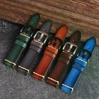 ราคา สายนาฬิกาย้อนยุค เหมาะสำหรับ MIDO, Casio, Citizen, Huawei, GT22mm และ 20mm, สร้อยข้อมือหนังแท้, รุ่นผู้ชาย (1731276124012119347)