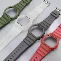 ราคา สายนาฬิกา Bnb, เข้ากันได้กับ Casio G Shock DW-5600, GW-B5600, GB-5600, GW-5700, DWX-5600, DW-5030, DW-5700, กำหนดเอง, สายและกรอบเคลือบด้านแข็ง, เหมาะสำหรับ 5600 Series (1731987556130326364)