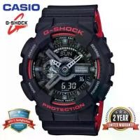 ราคา 【ของแท้ 100%】 CASIO G-SHOCK นาฬิกาข้อมือผู้ชาย สายเรซิ่น รุ่น Limited Edition GA-110HR-1A (1731970004975650428)