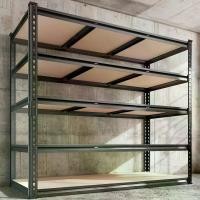 ราคา ชั้นวางโรงรถ 48" W, ชั้นวางของหนัก, 3000LBS, ชั้นวางโลหะปรับได้ 5 ชั้น, 72" H x 48" W x 18" D (1731683651683714836)