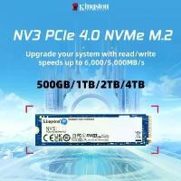 ราคา Kingston NV3 SSD, 500GB, 1TB, 2TB, NVMe PCIe Gen 4.0x4, ไดรฟ์ SSD ของโซลิดสเตต, M.2 2280 ภายใน, สำหรับเดสก์ท็อปและแล็ปท็อป, ความเร็วสูงสุด 6,000 MB/s หน้าจอ เรียว มี c 12 จอ (1731958251968759221)