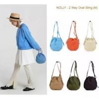 ราคา แนะนำ แนะนำ Hellolulu รุ่น NOLLY - 2 Way Oval Sling (M) กระเป๋าสะพายทรงกลม BC-H50345 , BC-H50368 สายปรับความยาวได้ กระเป๋าสะพายไหล่ Shoulder BagsTikTok (1731675912977548359)