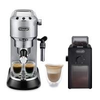 ราคา De'Longhi เครื่องชงกาแฟเอสเพรสโซ่ Dedica EC685.M + เครื่องบดเมล็ดกาแฟ KG79 (1732084637556704480)