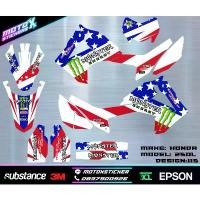 ราคา COD สติ๊กเกอร์มอเตอร์ไซค์วิบาก Honda Crf 250 L/M (1731484657250633473)