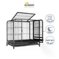 ราคา [Tiktok] กรงสัตว์เลี้ยง มีล้อเลื่อน-พับเก็บได้ ไซต์M/L(กรงแมว กรงสุนัข กรงกระต่าย กรงเหล็ก) ที่นอนน้องหมา ที่นอนแมวPet Cage11 (1732143136982795606)