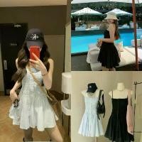 ราคา ส่งด่วน WG.WE #5314 (S /M) เดรสสายเดี่ยว กระดุมหน้าทั้งตัว น่ารักมาก COD (1732163490110670548)